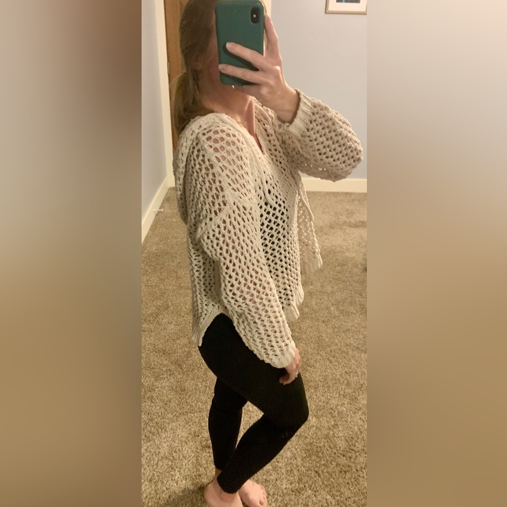 Hooded Knit Nicole Miller Artelier Sweater